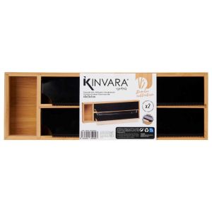 Диспенсър за домакинско фолио Kinvara, двоен, бамбук