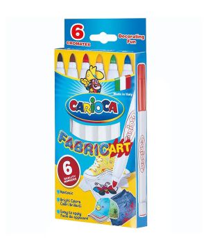 Маркери за текстил Carioca 6 цвята