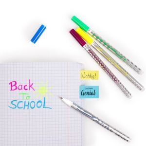 Гел химикалки Trendhaus BTS, 6 неонови цвята