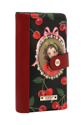 Портфейл Nikky, 17.5x10x2 cm, Cherry Lips