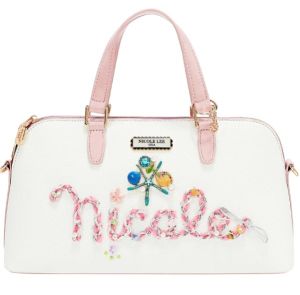 Чанта Nicole Lee, 34x18x10 cm, БЯЛ