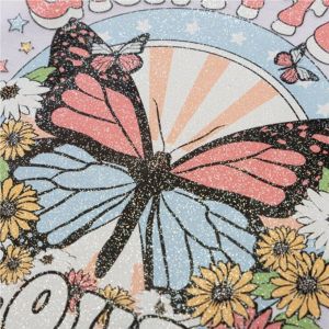 OtterPro Филм DTF, трансферен, 0.3 x 10 m, glitter rainbow