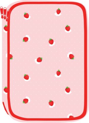 Несесер Street Delicious, 3 ципа, пълен, 20x13x8cm