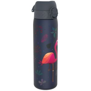 Бутилка за вода Ion8 Print, Recyclon, 500 ml, фламинго