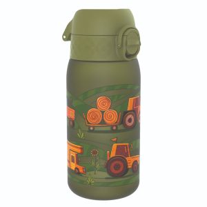 Бутилка за вода Ion8 Print, метална, 400ml, ФЕРМЕРСКА ТЕХНИКА
