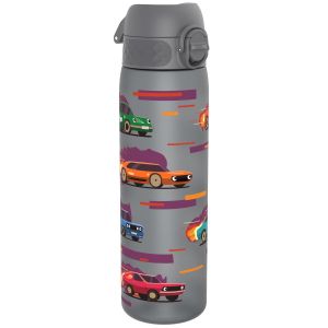 Бутилка за вода Ion8 Print, метална, 600ml, КОЛИ