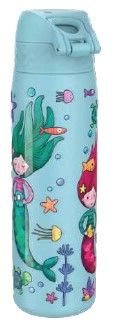 Бутилка за вода Ion8 Print, метална, 600ml, РУСАЛКИ