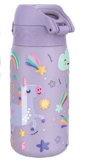 Термо бутилка за вода Ion8 Print, метална, 320ml, ЕДНОРОЗИ Л
