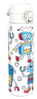 Термо бутилка за вода Ion8 Print, метална, 500ml, РОБОТ