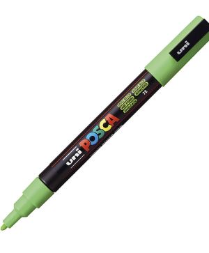 Перманентен маркер Uni Posca PC-3M на водна основа, 0.9-1.3 mm, Светлозелен