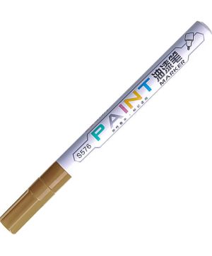 Paint маркер Deli S576, объл 1,5mm, Златист