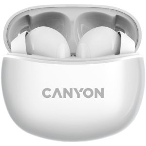 Слушалка Canyon TWS-5 безжични Бял