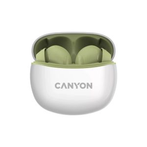 Слушалка Canyon TWS-5 безжични, Зелен