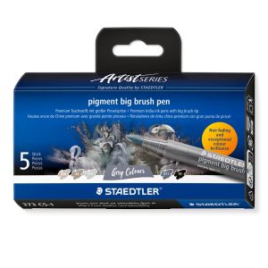 Флумастри Staedtler Pigment Big Brush, 5 цв, 373 C5-1