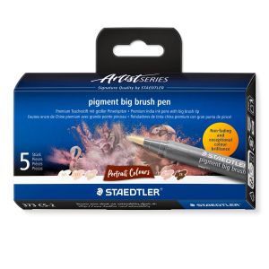 Флумастри Staedtler Pigment Big Brush, 5 цв, 373 C5-2