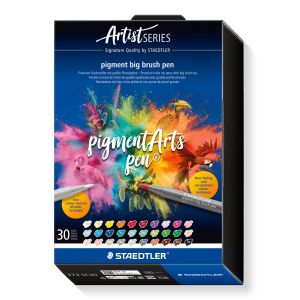 Флумастри Staedtler Pigment Big Brush, 30 цвята