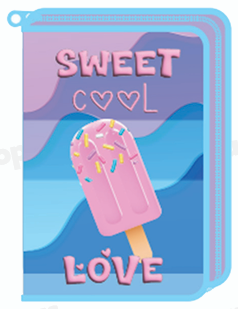 Несесер Octopus, 1 цип, 2пр, пълен, Sweet Love