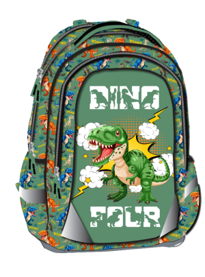 Ергономична раница Octopus Dino Green