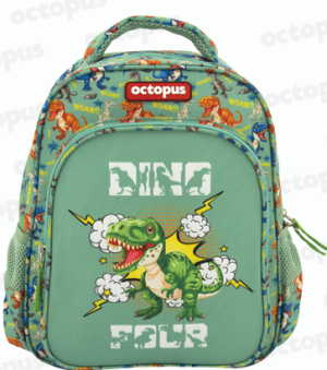 Детска раница Octopus, Dino Green
