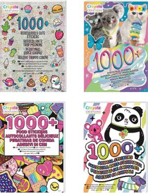 Книжка Crayola Creations с 1000 лепенки