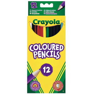 Цветни моливи Crayola,кръгли,12 цвята