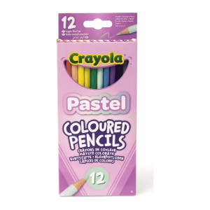 Цветни моливи Crayola,кръгли,Пастел,12 цвята