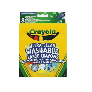 Пастели Crayola восъчни,измиваеми 8цвята
