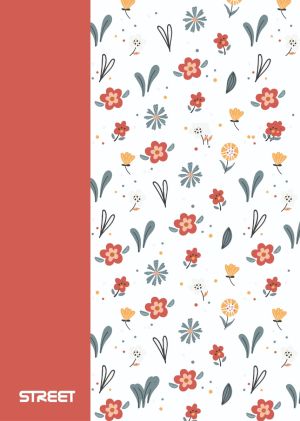 Тетрадка Street Blossom, А4, МК, 42л, PP корици