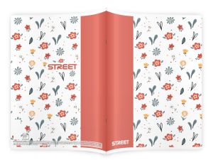 Тетрадка Street Blossom, А4, МК, 42л, PP корици