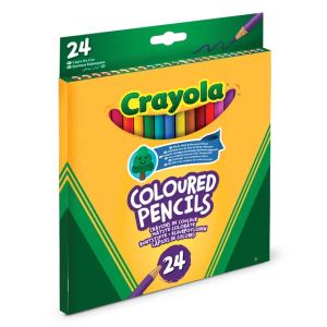 Цветни моливи Crayola,кръгли,24 цвята