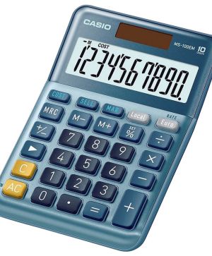 Калкулатор настолен Casio MS-100EM, 10 разряден