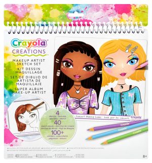 Скицник Crayola Creations с шаблони 40л