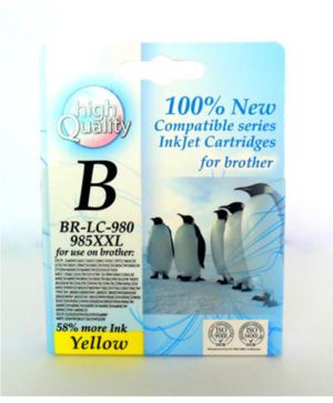 Мастилена касета Brother BR-LC-980 yellow