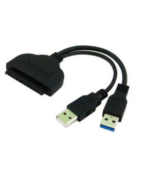 Преходник, USB 3.0 към SATA с кутия, Черен
