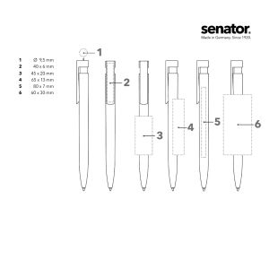 Химикалка Senator Liberty Polished 2915, червен 186