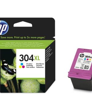 Мастилена касета HP 304 XL цветна