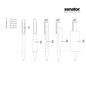 Химикалка Senator Trento Matt 3305, бял