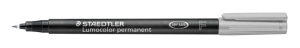 Маркер Staedtler Lumocolor 318 OHP F, сив
