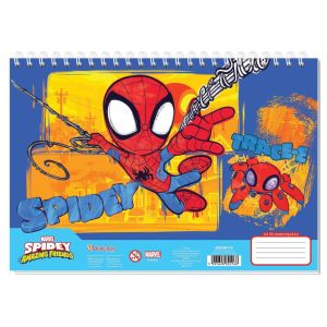 Скицник със спирала А4, 30л, Spidey