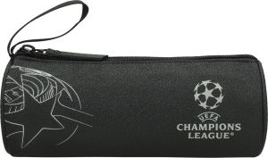 Несесер UEFA, объл, 20х8х8 cm, черен