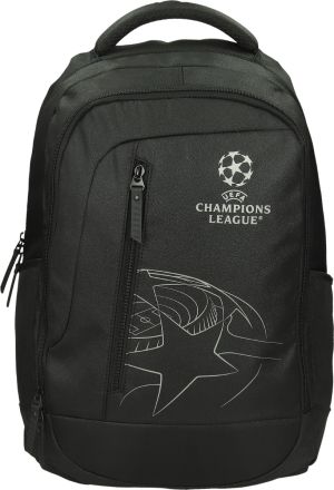 Раница UEFA, 33х14х48 cm, черна