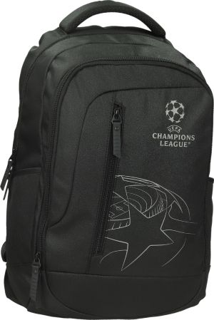 Раница UEFA, 33х14х48 cm, черна