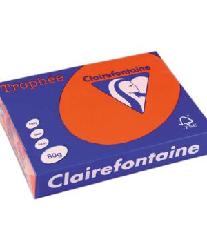 Хартия цветна А3, 80 g/m2, 100 л, Int. Orange