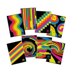 Тетрадка A4 Blasetti Black&Fluo, спирала,60л