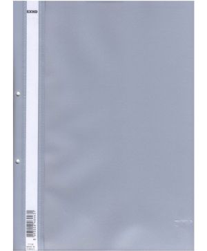 Папка PVC с перфорация, EXXO, Сив