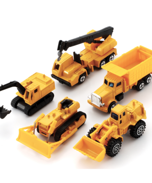 Колички метални Welly Team Power, 5 части