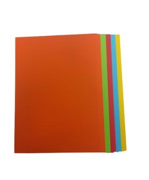 Цветен картон А4, 160 гр., 5x10 л., наситен