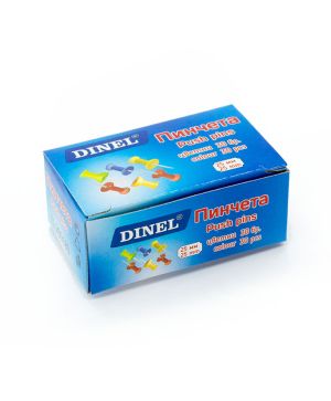Пинчета Dinel, 30бр, цветни