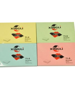 Самозалепващи  листчета Xing Li 76x127, пастел