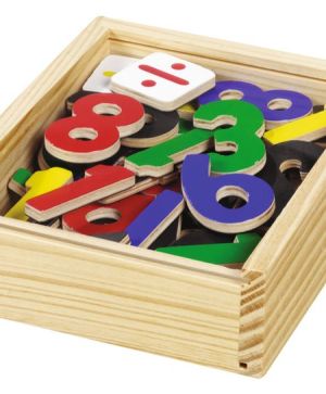 Магнитни цифри в кутия 5см цифри